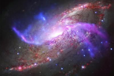 NASA-Foto einer Galaxie
